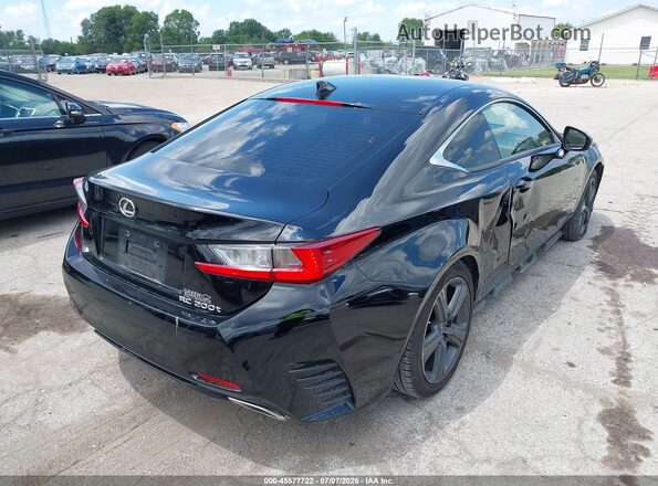 JTHHA5BC2H5005721 2017 LEXUS RC 200T Black Tył prawy