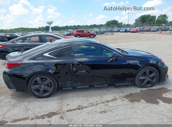 JTHHA5BC2H5005721 2017 LEXUS RC 200T Black Widok wnętrza z tyłu