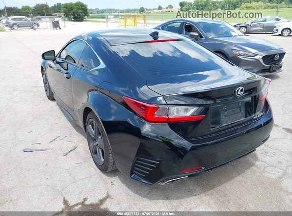 JTHHA5BC2H5005721 2017 LEXUS RC 200T Black Tył lewy