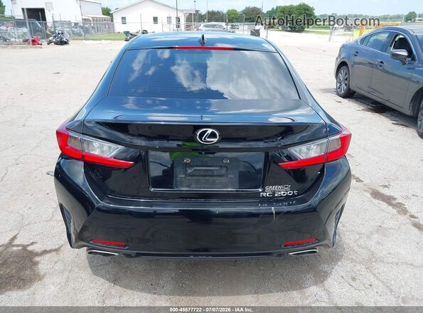 JTHHA5BC2H5005721 2017 LEXUS RC 200T Black 