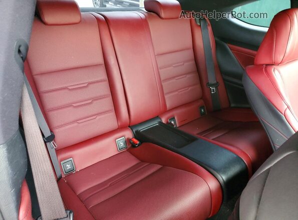 JTHHA5BC5G5003220 2016 LEXUS RC Silver Вид задніх сидінь