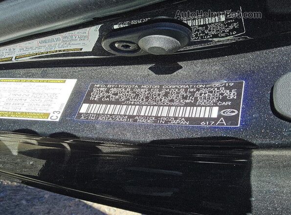 JTHHA5BC5K5009852 2019 LEXUS RC Black Vista del compartimento del motor