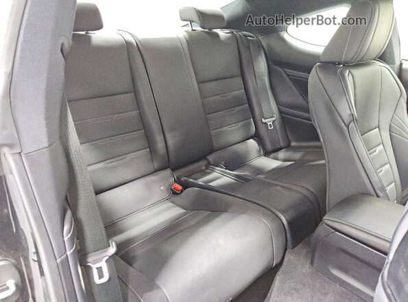 JTHHA5BC5K5009852 2019 LEXUS RC Black Vista de los asientos traseros