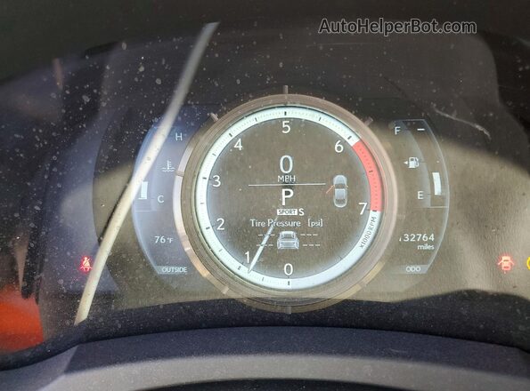 JTHHA5BC9G5000367 2016 LEXUS RC Red Вид щитка приладів