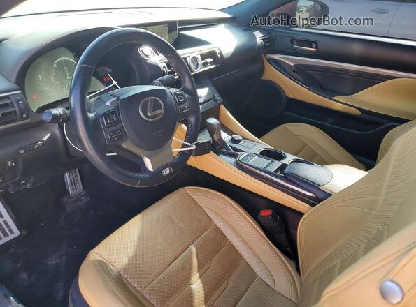 JTHHA5BC9G5000367 2016 LEXUS RC Red Вид панелі приладів