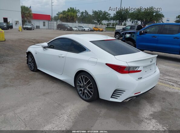 JTHHA5BCXG5001298 2016 LEXUS RC 200T White უკანა მარცხენა
