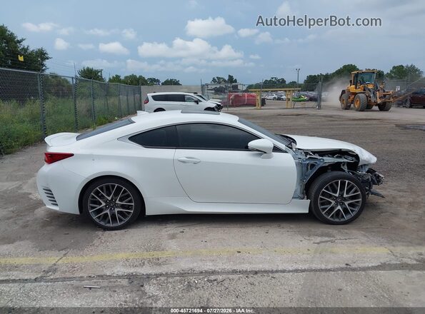 JTHHA5BCXG5001298 2016 LEXUS RC 200T White უკანა სალონის ხედი