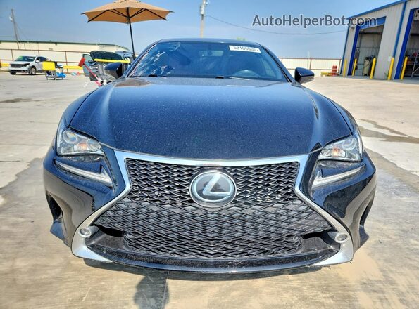 JTHHE5BC3H5015551 2017 LEXUS RC Black Vista frontal