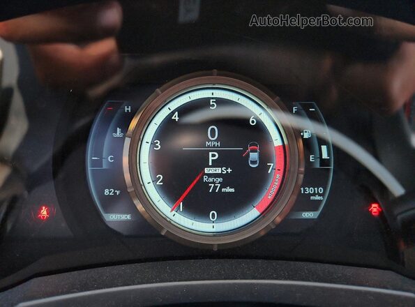 JTHHE5BC3H5015551 2017 LEXUS RC Black Vista del cuadro de instrumentos