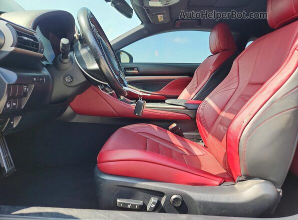 JTHHE5BC3H5015551 2017 LEXUS RC Black Vista interior delantera
