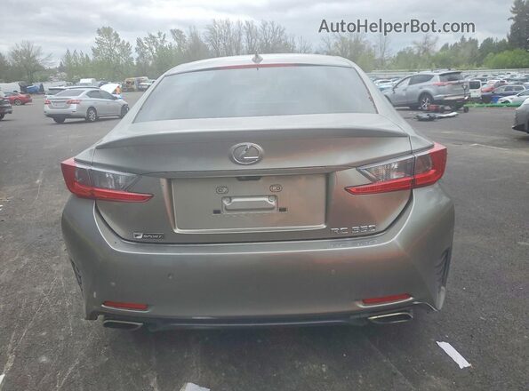 JTHHE5BC4G5012446 2016 LEXUS RC Tan უკანა ხედი