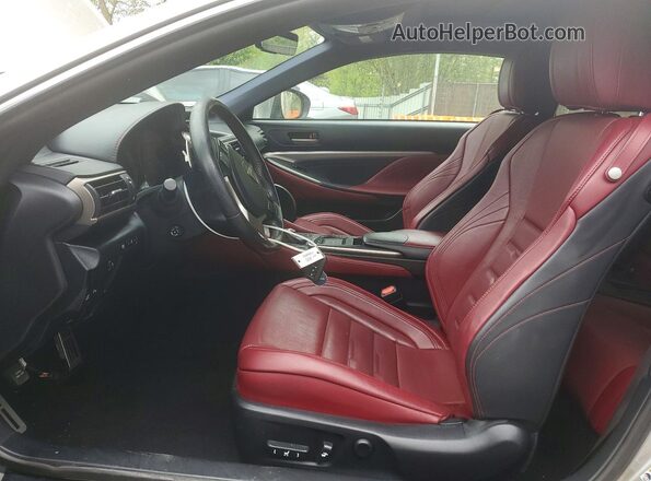 JTHHE5BC4G5012446 2016 LEXUS RC Tan წინა სალონის ხედი