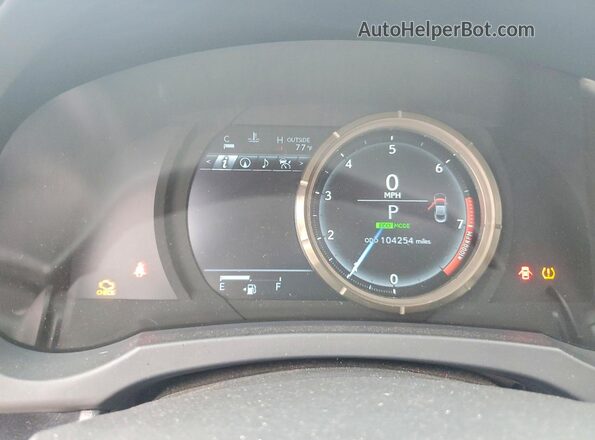 JTHHE5BC8G5012479 2016 LEXUS RC Белый Вид щитка приборов