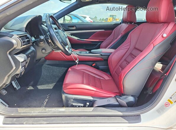 JTHHE5BC9G5012152 2016 LEXUS RC White Widok wnętrza z przodu