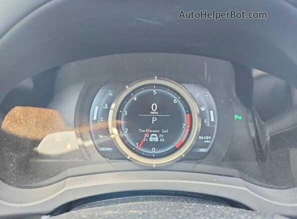 JTHHE5BC9G5012152 2016 LEXUS RC White Widok zestawu wskaźników