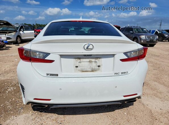 JTHHE5BC9G5012152 2016 LEXUS RC White Widok z tyłu