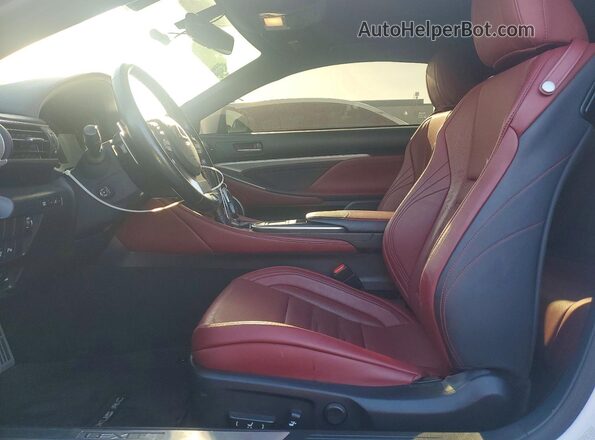JTHHE5BC9H5014792 2017 LEXUS RC White Սալոնի դիմացի տեսք