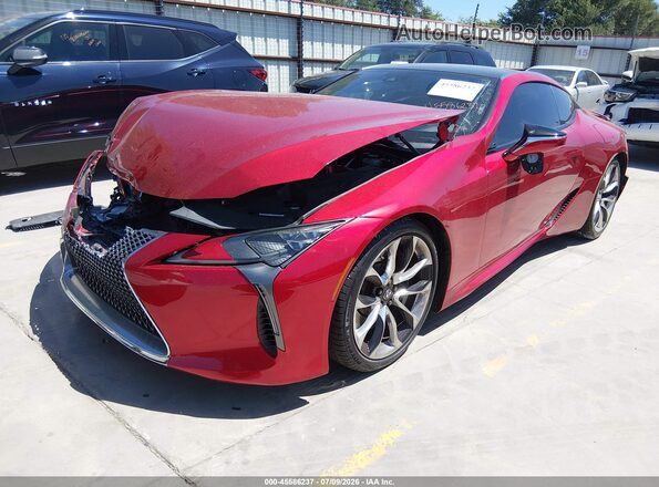 JTHHP5AY1JA005945 2018 LEXUS LC 500 Red Vista tres cuartos delantera izquierda