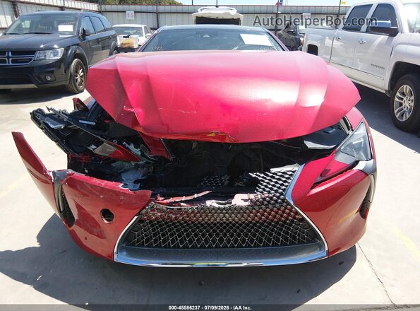 JTHHP5AY1JA005945 2018 LEXUS LC 500 Red Vista interior trasera