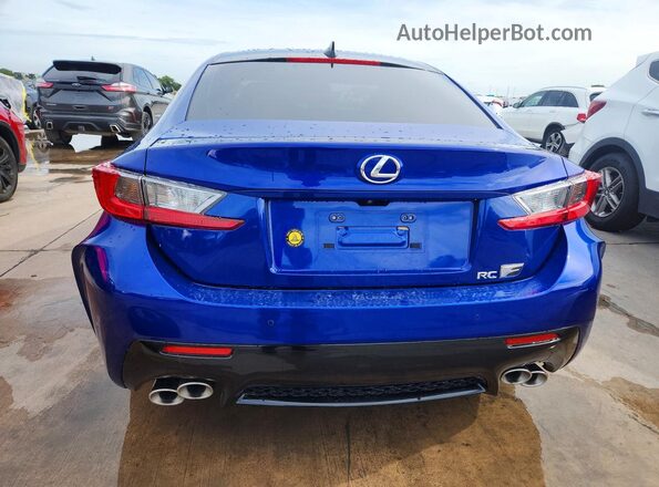 JTHHP5BC4H5006190 2017 LEXUS RC Blue Vista trasera
