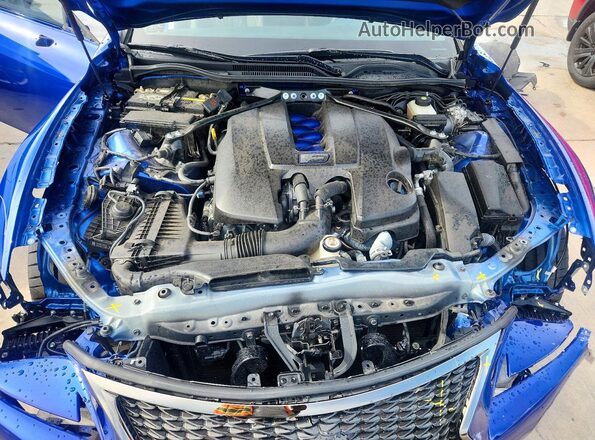 JTHHP5BC4H5006190 2017 LEXUS RC Blue Vista interior trasera
