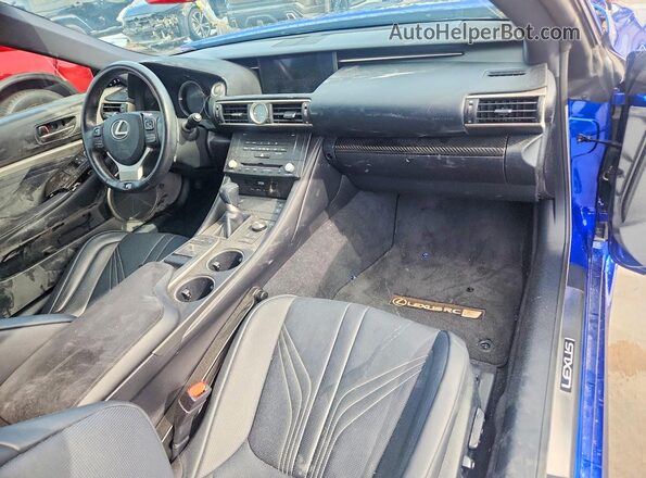 JTHHP5BC4H5006190 2017 LEXUS RC Blue Vista del salpicadero