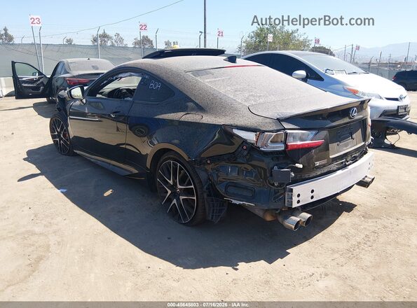 JTHHZ5BC2J5018466 2018 LEXUS RC 350 Black უკანა მარცხენა