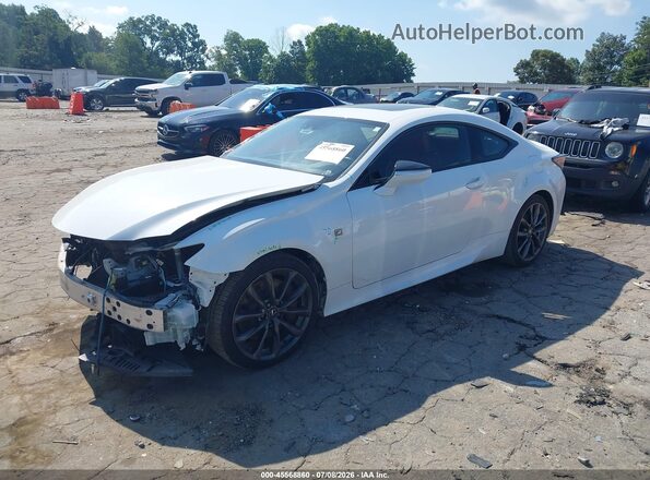 JTHHZ5BC2K5020753 2019 LEXUS RC 350 White Передня ліва чверть