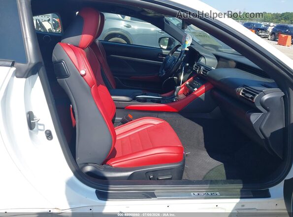 JTHHZ5BC2K5020753 2019 LEXUS RC 350 White Вид салону спереду