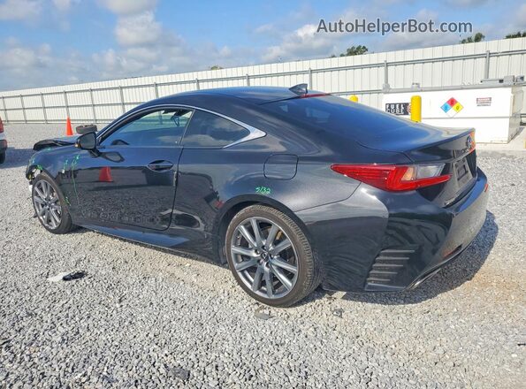 JTHHZ5BC8J5019038 2018 LEXUS RC Black Trasero izquierdo