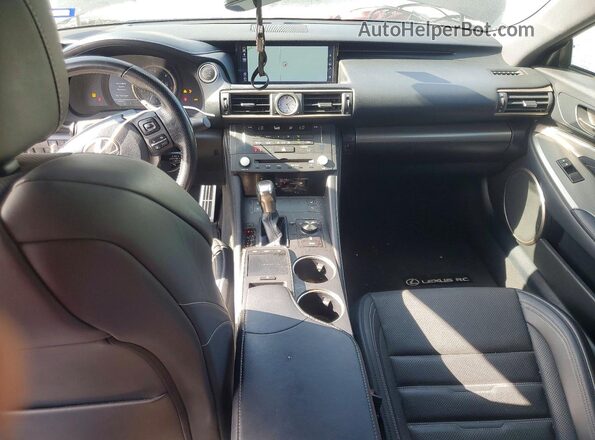 JTHHZ5BC8J5019038 2018 LEXUS RC Black Vista del salpicadero