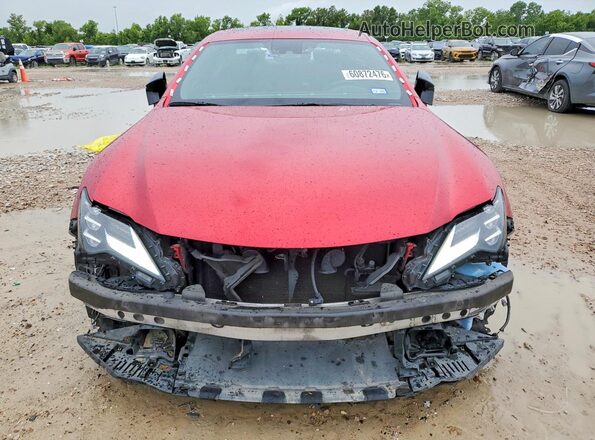 JTHHZ5BC9K5019812 2019 LEXUS RC Red Vista frontal
