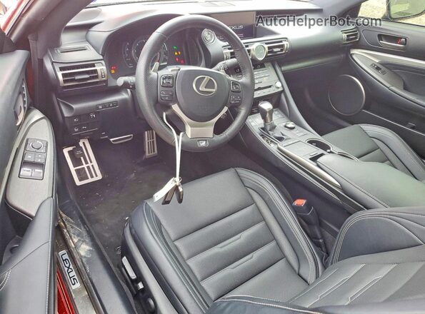 JTHHZ5BC9K5019812 2019 LEXUS RC Red Vista del salpicadero