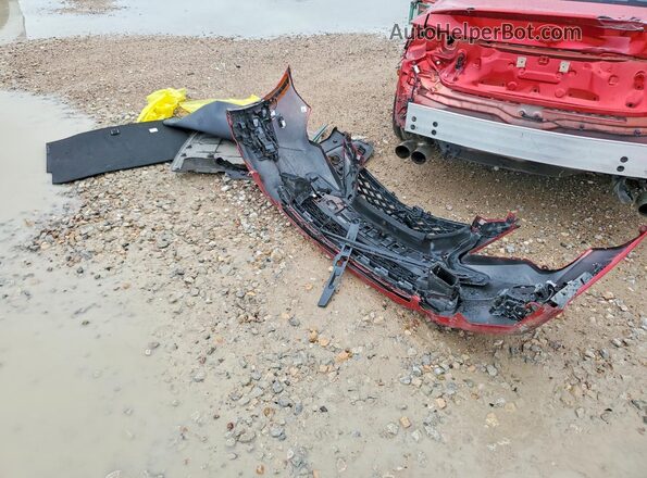 JTHHZ5BC9K5019812 2019 LEXUS RC Red Vista del compartimento del motor