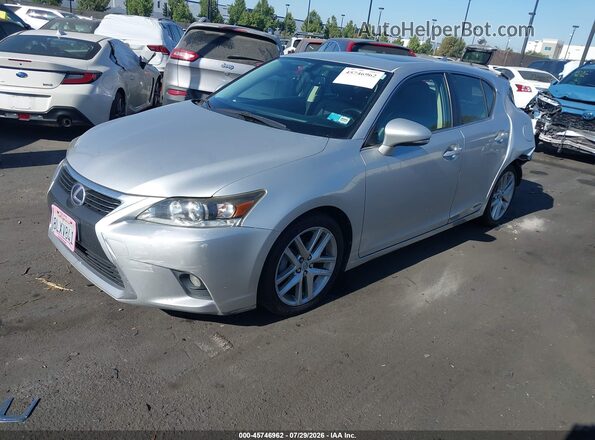 JTHKD5BH0G2279590 2016 LEXUS CT 200H Silver Front left