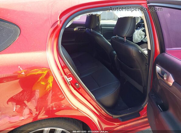 JTHKD5BH2G2265674 2016 LEXUS CT 200H Red VIN կոդի պիտակի տեսք