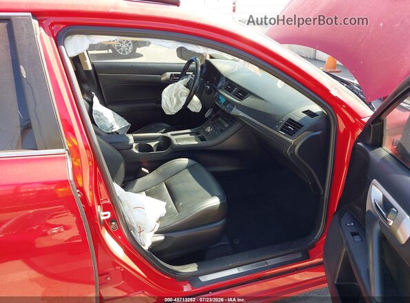 JTHKD5BH2G2265674 2016 LEXUS CT 200H Red Սալոնի դիմացի տեսք