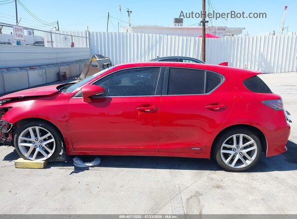 JTHKD5BH2G2265674 2016 LEXUS CT 200H Red 