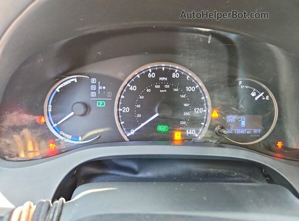 JTHKD5BH2G2271393 2016 LEXUS CT Silver Instrument cluster view