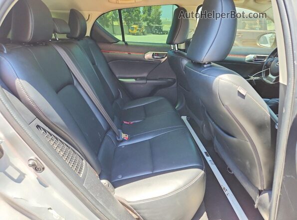 JTHKD5BH2G2271393 2016 LEXUS CT Silver Rear seats view