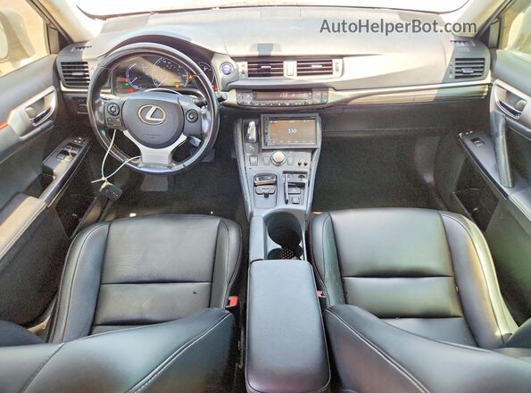 JTHKD5BH2G2271393 2016 LEXUS CT Silver Dashboard view