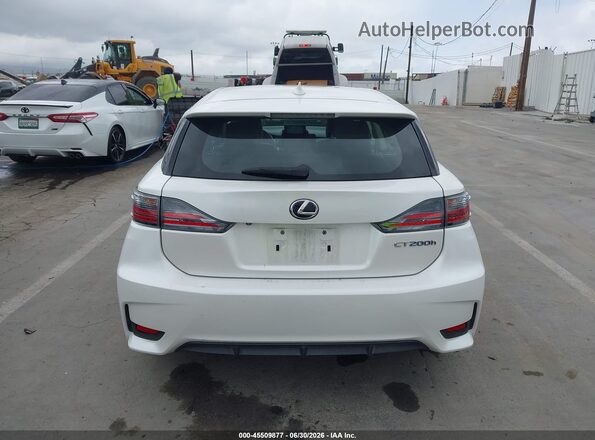 JTHKD5BH3G2270785 2016 LEXUS CT 200H White 
