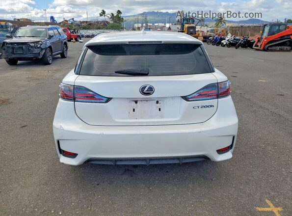 JTHKD5BH4G2258371 2016 LEXUS CT White Rear view
