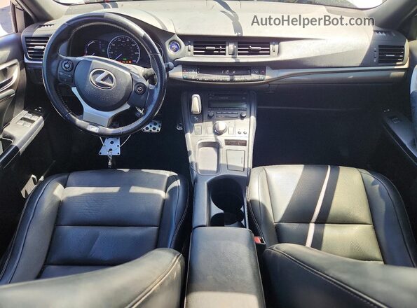 JTHKD5BH4G2271041 2016 LEXUS CT Белый Вид панели приборов