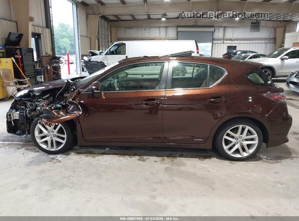 JTHKD5BH4H2297558 2017 LEXUS CT 200H Коричневый Панорамный вид салона 360°