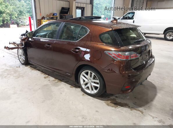 JTHKD5BH4H2297558 2017 LEXUS CT 200H Коричневый Задняя левая четверть