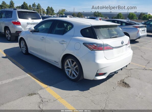 JTHKD5BH5G2270416 2016 LEXUS CT 200H White Tył lewy