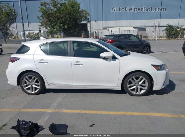 JTHKD5BH5G2270416 2016 LEXUS CT 200H White Widok wnętrza 360 stopni