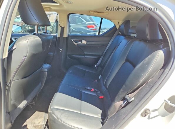 JTHKD5BH5G2274403 2016 LEXUS CT White Вид задніх сидінь