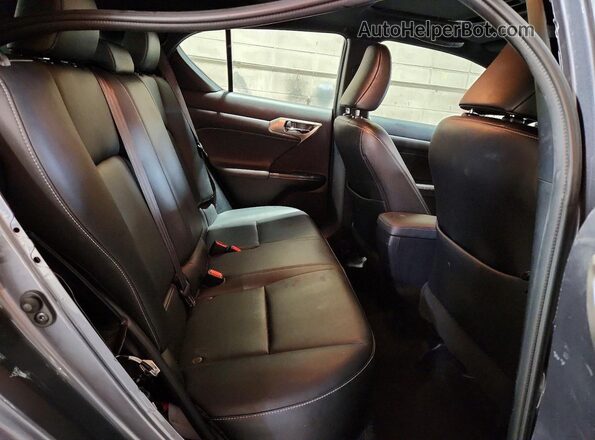 JTHKD5BH5H2295463 2017 LEXUS CT Gray Вид задніх сидінь